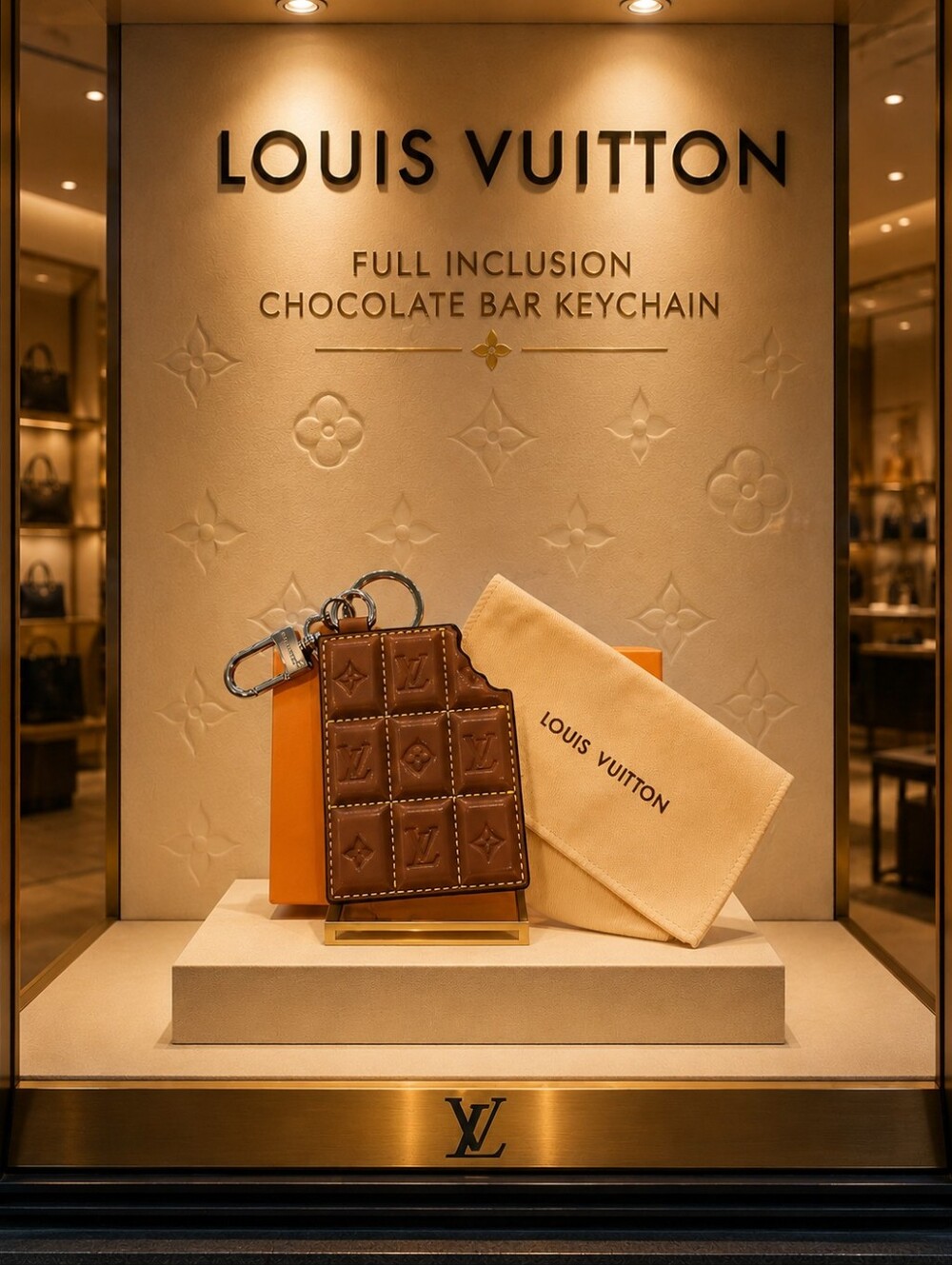 Chocolate Bar Keychain